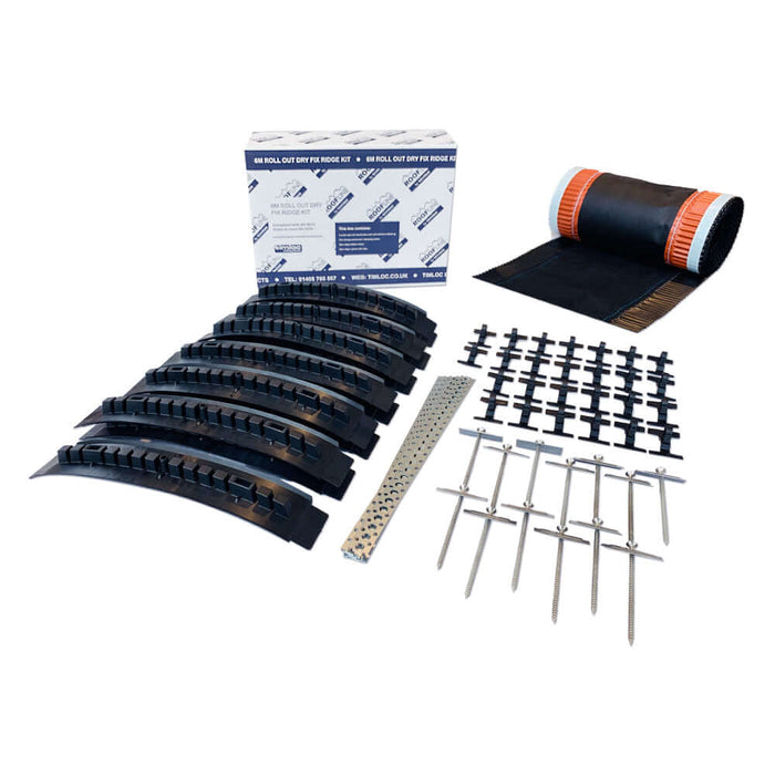 6m Roll Out Dry Fix Ridge Kit