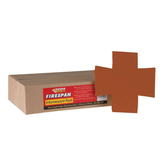 An image of Everbuild Firespan Intumescent Putty Pad Singles FSPANSNGL.