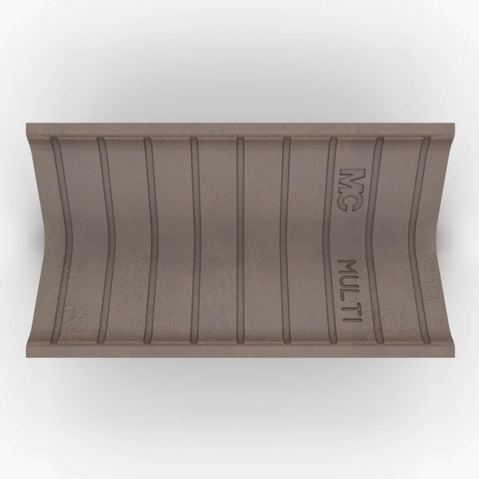 An image of a FPMcCann Concrete Multi Ridge Tile