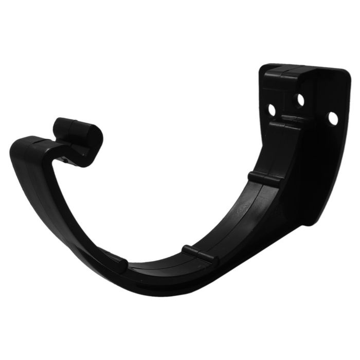 An image of a FreeFoam Freeflow 68mm Half Round Fascia Bracket in Black