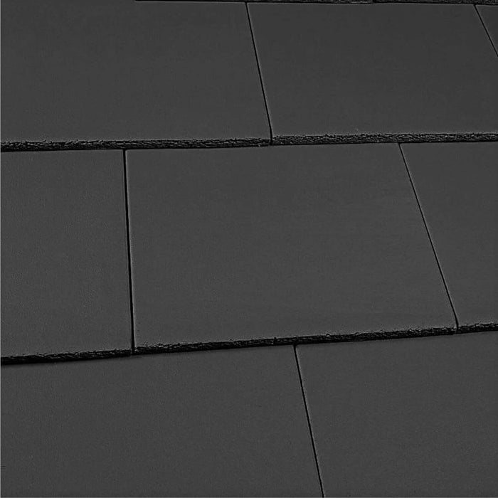 An image of Marley Edgemere Interlocking Slates in Anthracite.