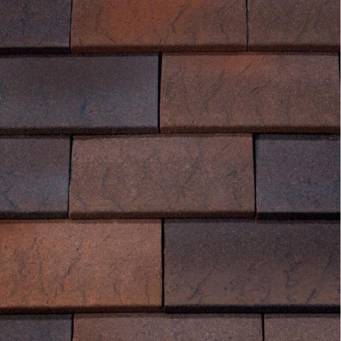 An image of Marley Hawkins Plain Clay Tiles In Fired Sienna.