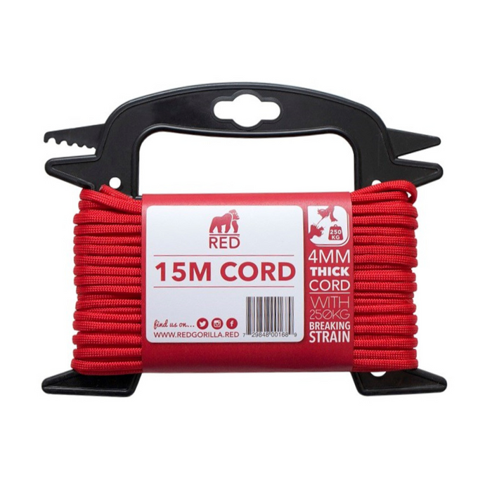 Red Gorilla Cord, Red: 15m
