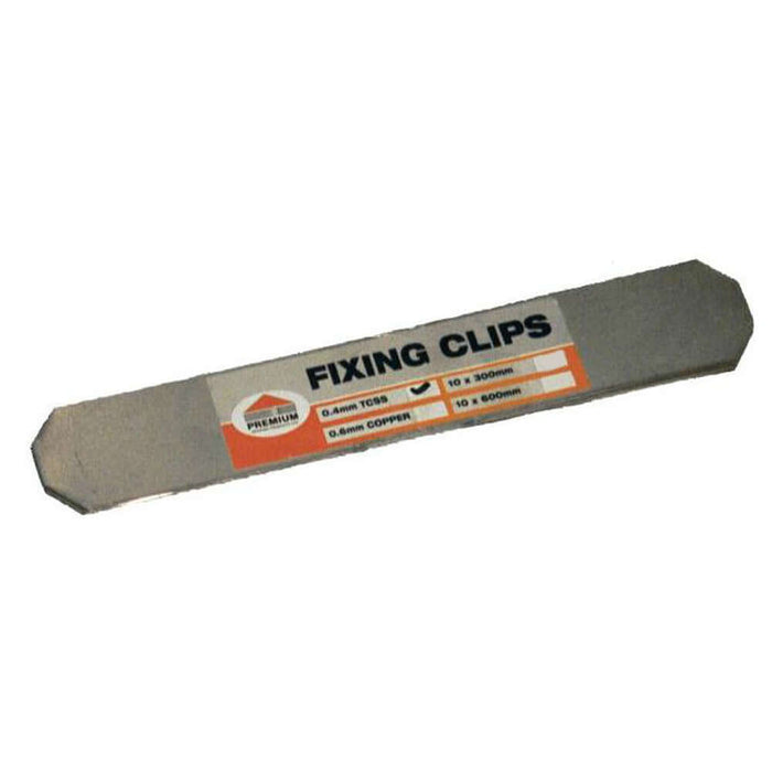 An image of Premium Stainless Steel Fixing Clips: 300mm x 50mm