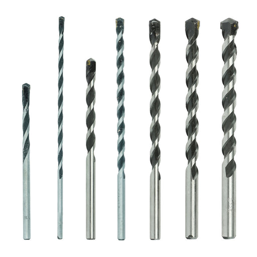 An image of the different Timco Professional Masonry drill bits
