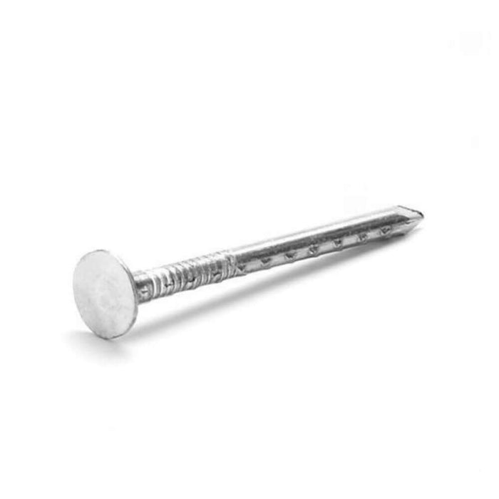 An image of am Aluminium clout nail for roofers.