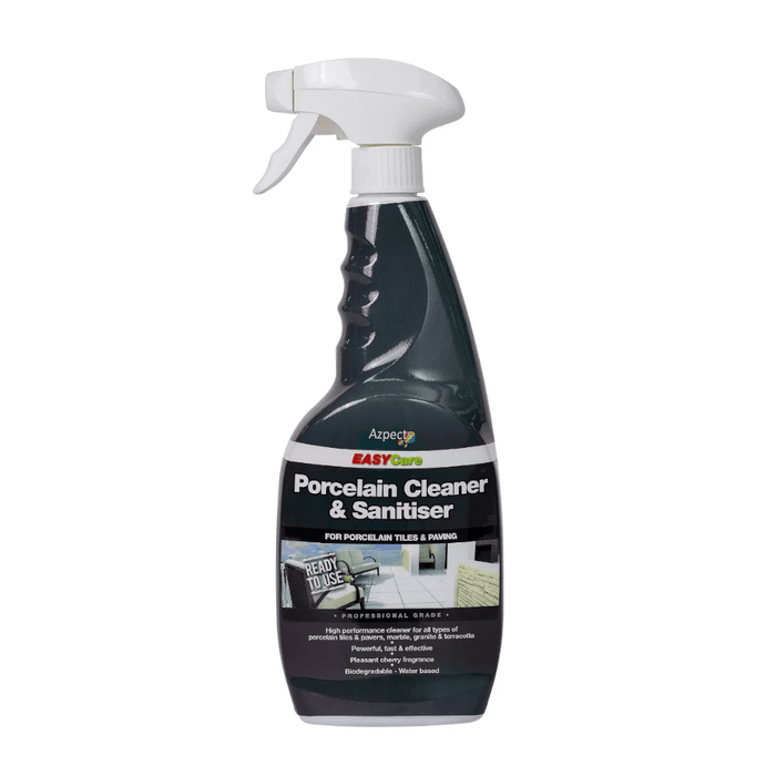 An image of azpects EASYCare Porcelain Cleaner and Sanitiser in a 750ml spray bottle