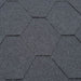 Supaflex Hexagonal Felt Roof Shingles: Midnight Black (2.61m2)