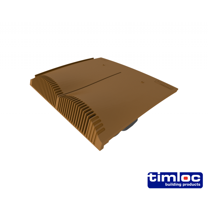 Timloc Interlocking Plain Tile Vent, Brown