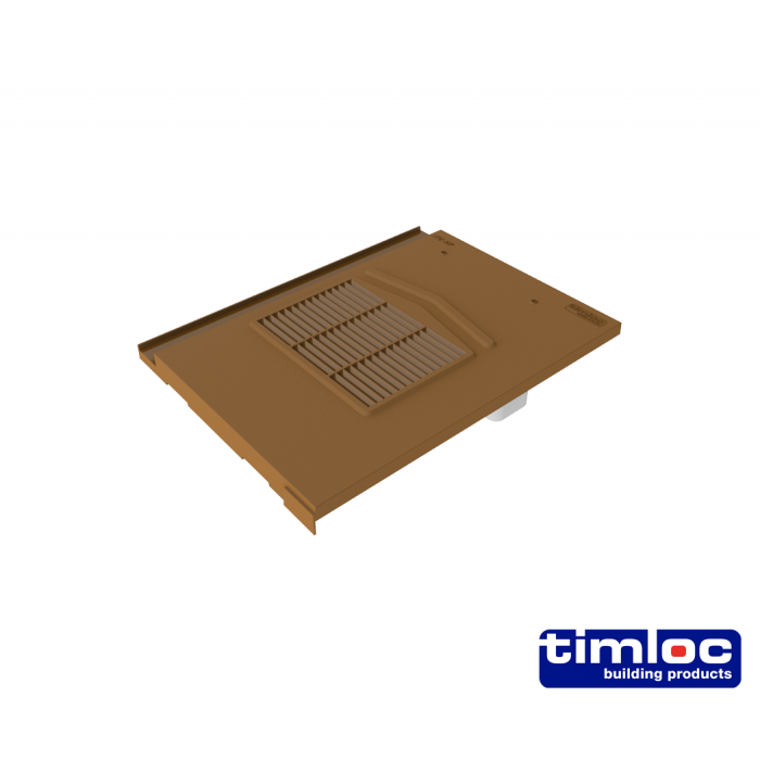 Timloc Non-Profile Tile Vent, Brown