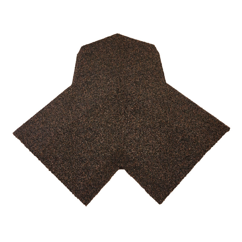 An image of a 3 Way Roofing Ridge/Hip Top Cap in Rustic Brown