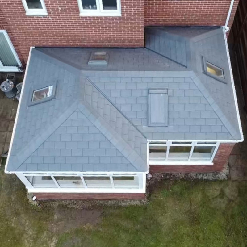An image of a conservatory using the 3 Way Roofing Ridge/Hip Top Cap 