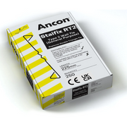 An image showing a box of 250 ANCON Staifix RT2 Type 2 Wall Ties that are 225mm long