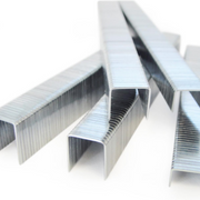 Arrow Metal staples on a white background