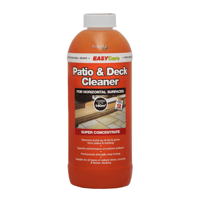 An image of Azpects EASYCare Patio & deck cleaner in a 1 litre bottle