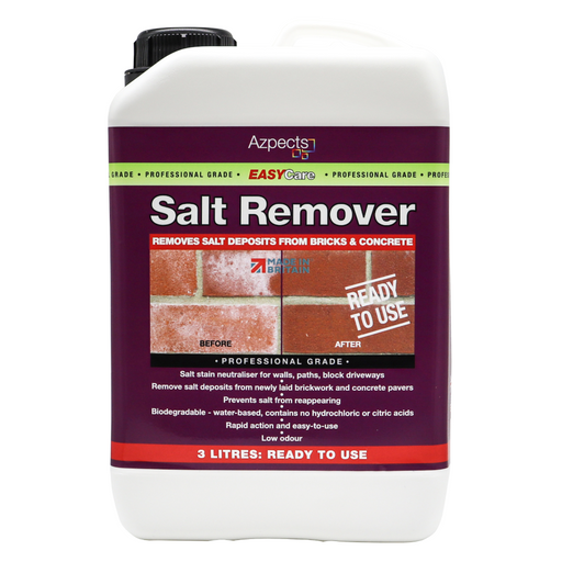 An image of Azpects EASYCare Salt Remover in a 3 Litre Bottle