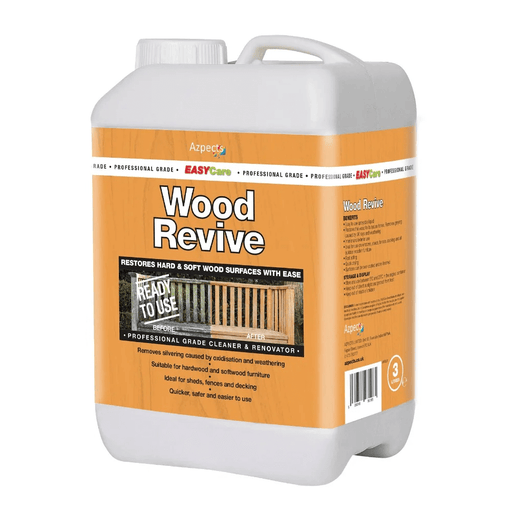 An image of Azpects EASYCare Wood Revive in a 3 litre bottle.