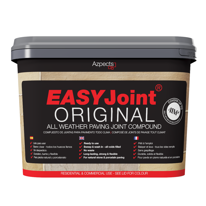 Container of Azpects EASYJoint Original paving joint compound on a white background