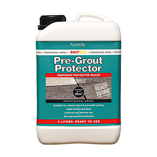 An image of an Azpects EASYSeal Pre Grout Protector in a 3 Litre tub