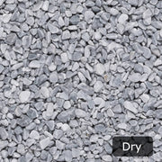 An image showing Azzur Blue Marble Stone Aggregate Chippings when Dry