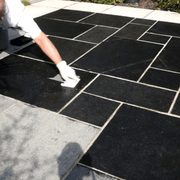 An image of Aspect's Back to Black Limestone being used on limestone that has faded.