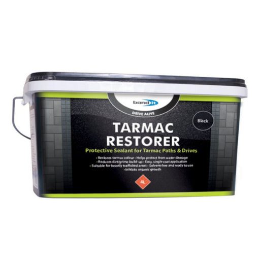 An image of a tub of Bond It Tarmac Restorer 4 litre against a white background