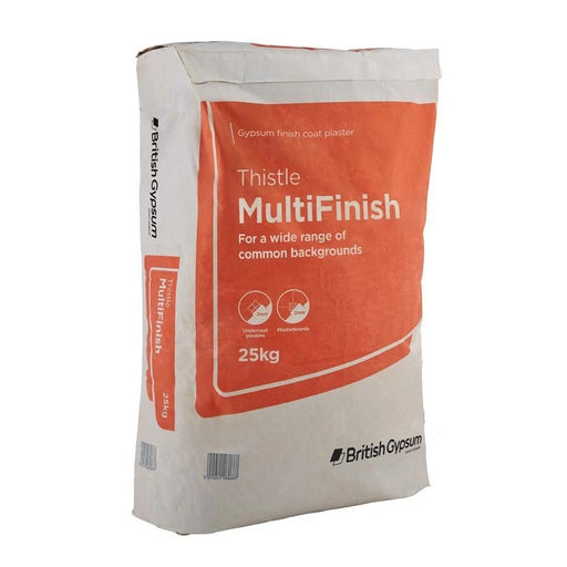 An image of a bag of Thistle Multi Finish Plaster: 25kg from British Gypsum