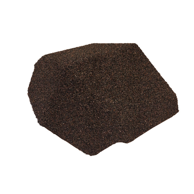 An image of a Britmet 135 Angle Roof End Cap in the colour Rustic Brown