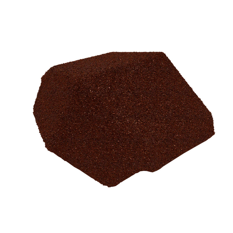 An image of a Britmet 135 Angle Roof End Cap in the colour Rustic Terracotta