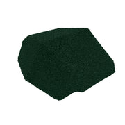 An image of a Britmet 135 Angle Roof End Cap in the colour Tartan Green