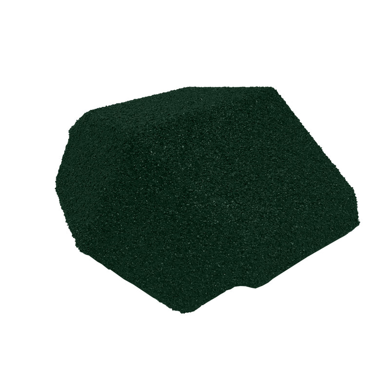 An image of a Britmet 135 Angle Roof End Cap in the colour Tartan Green