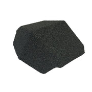 An image of a Britmet 135 Angle Roof End Cap in the colour Titanium Grey