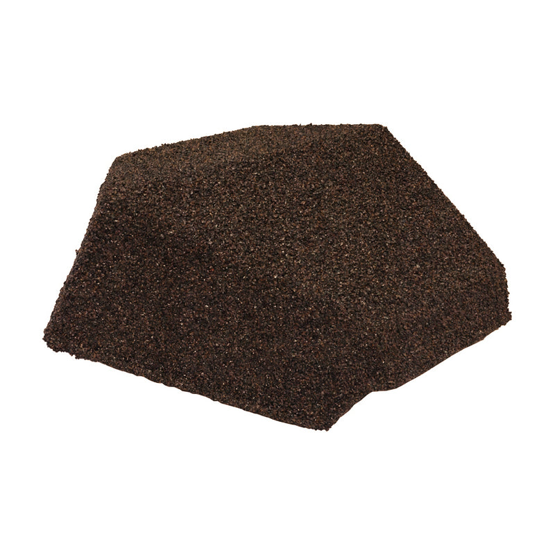 An image of the Britmet 90 Degree Angle Hip End Cap in Rustic Brown.