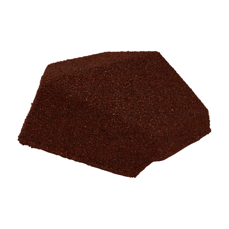 An image of the Britmet 90 Degree Angle Hip End Cap in Rustic Terracotta