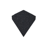 An image showing a Britmet Angle Ridge Roof End Cap in the colour Titanium Grey