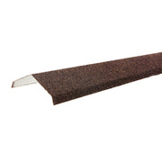 An image showing a Britmet Angle Roof Ridge in the colour Rustic Brown