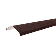 An image showing a Britmet Angle Roof Ridge in the colour Smoked Oak