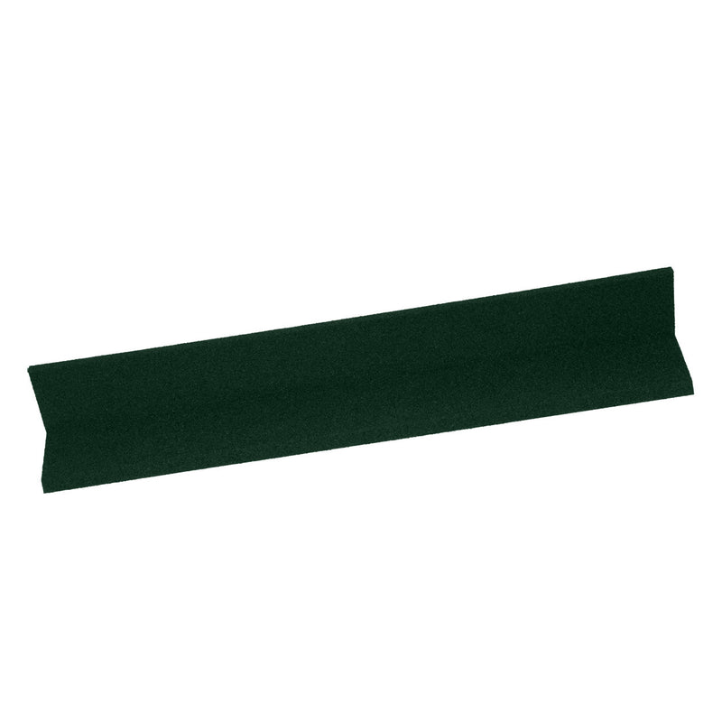An image of a Britmet Apron Roof Flashing strip in Tartan Green