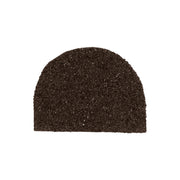 An image showing a Britmet Barrel Roof Ridge End Cap in the colour Bramble Brown