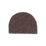 An image showing a Britmet Barrel Roof Ridge End Cap in the colour Rustic Brown