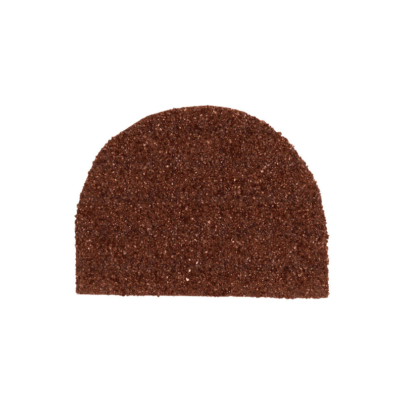 An image showing a Britmet Barrel Roof Ridge End Cap in the colour Rustic Terracotta