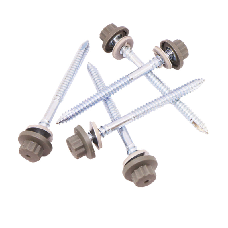 An image showing Britmet Fixing Main Screws for the Pantile 2000 range in the colour Mid Grey