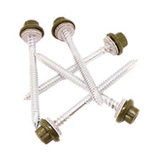 An image showing Britmet Fixing Main Screws for the Pantile 2000 range in the colour Sage Green