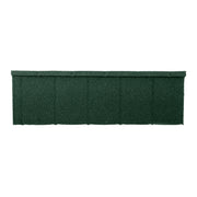 A Britmet Lightweight Metal Roof Slate 2000 in the colour Tartan Green