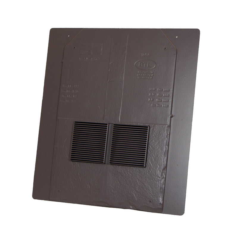 An image of a Britmet Roof Ridge End Cap in the colour Amethyst