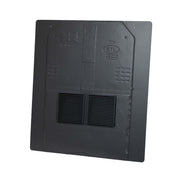 An image of a Britmet Roof Ridge End Cap in the colour Ash