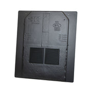An image of a Britmet Roof Ridge End Cap in the colour Charcoal