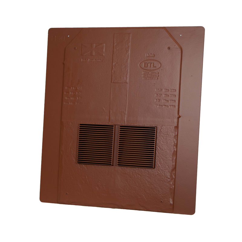 An image of a Britmet Roof Ridge End Cap in the colour Sunset