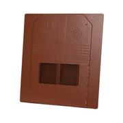 An image of a Britmet Roof Ridge End Cap in the colour Sunshine