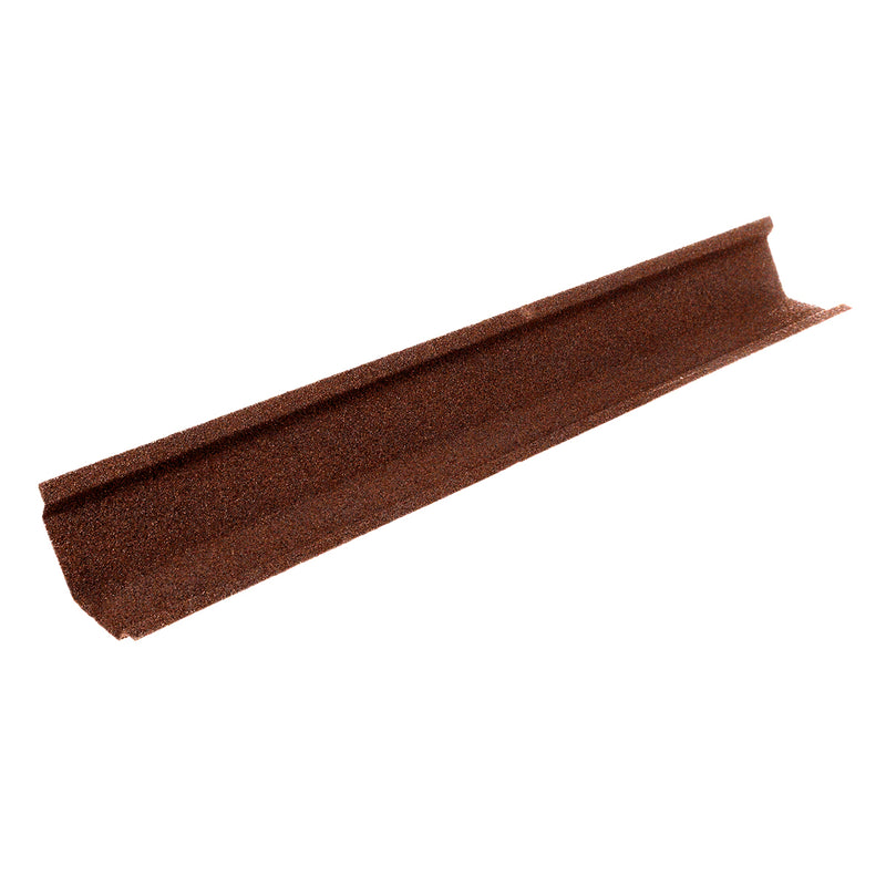 An image showing a Britmet Metal Roof Valley in the colour Rustic Terracotta